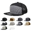 Decky 1133 7 Panel High Profile Structured Cotton Blend Trucker Hat with Patch